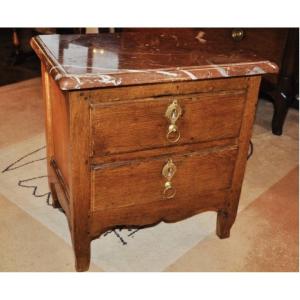 Small Miniature 18th Century Louis XV Oak Chest Of Drawers