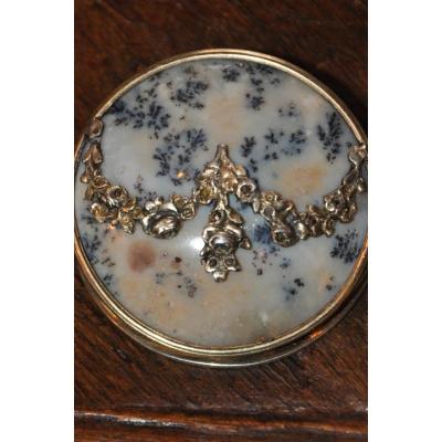 Clamp Mail In Dendritic Agate