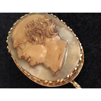 Profile Of Vespasian, Large Cameo Early Nineteenth