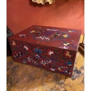 Box Enamels Cloisonné China Beginning Of The XXth Century