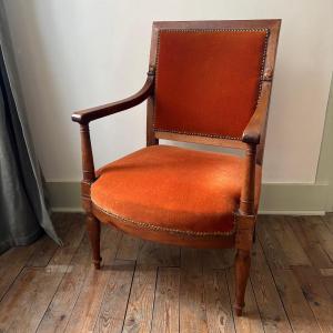 Jacob Freres Armchair Empire Period Mahogany Imperial Stamp Early 19th Century