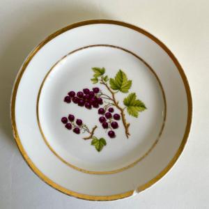 Desarnaud Crystal Staircase Porcelain Plates Empire Period 19th Century