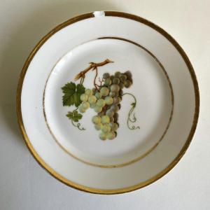 Desarnaud Crystal Staircase Porcelain Plates Empire Period 19th Century
