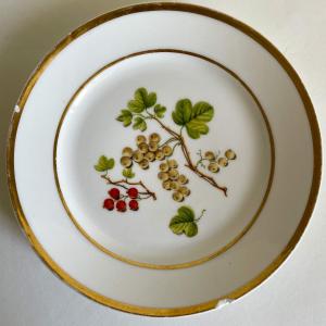 Desarnaud Crystal Staircase Porcelain Plates Empire Period 19th Century 