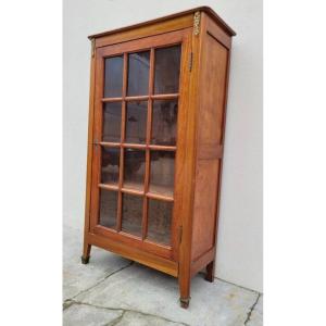 Antique Louis XVI Style Library Display Case 