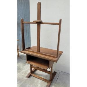 Solid Oak Painter's Easel, 1900s