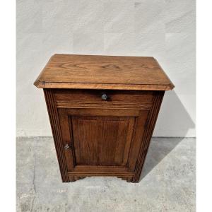 Solid Oak Jam Jar, Art Deco Style, 1930/1940 