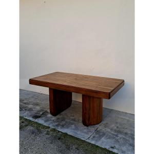 1930s Art Deco Period Dining Table In Walnut 
