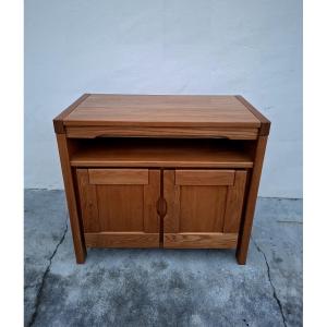 Vintage Solid Elm Tv Sideboard From Maison Regain 