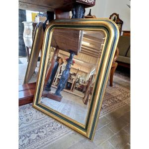 Black And Gold Louis Philippe Style Mirror 