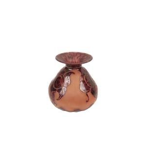 Acid-etched Glass Vase By Charles Schneider For French Glass