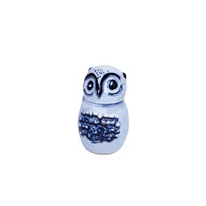 Covered Pot "owl" In Ceramic From The Caves - Dieulefit