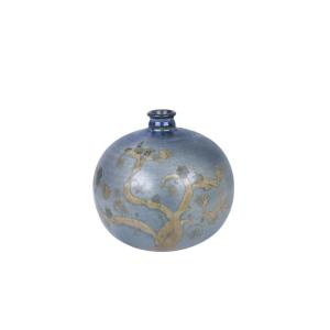 Ceramic Ball Vase By Alexandre Kostanda In Vallauris