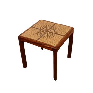 Small Side Table In Wood And Ceramic By G-plan