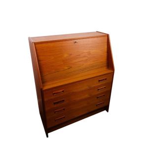 Teak Secretary In The Spirit Of Borge Mogensen