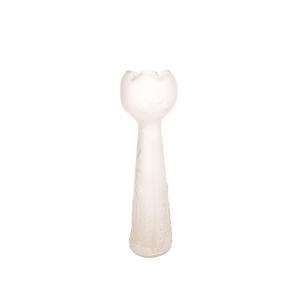 Art Nouveau Style Satin Glass Bulb Vase
