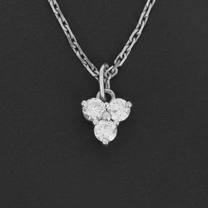 Forçat Link Chain In 750 ‰ White Gold