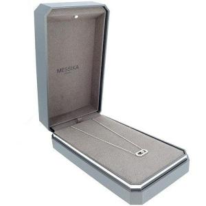 Messika So Move Necklace In 750 ‰ White Gold Featuring 0.12 Ct Of G/vs Diamonds - B10505 