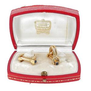 Cartier Pair Of Stirrup-shaped Cufflinks In 750‰ Yellow Gold - B10572