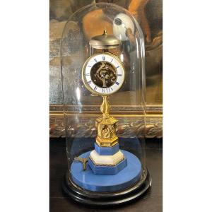 Pendule Squelette De Style Troubadour D’époque XIXe 