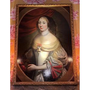 Beautiful 17th Century Court Portrait, Attributed To Charles Beaubrun