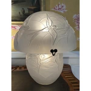Large Art Deco Period Lamp By Etling