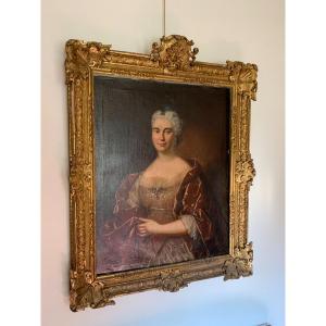 Table Portrait Of A Lady Of Quality Louis XIV Period
