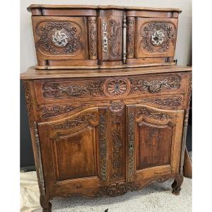 Provençal Walnut Sliding Chair, Louis XV Period