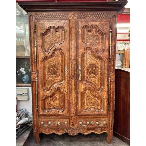 Exceptional 18th-century Bresse Wardrobe