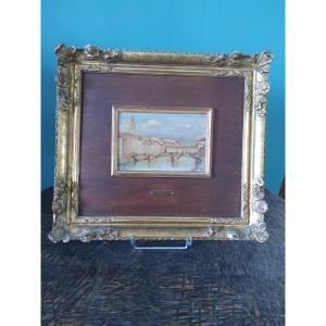 Oil On Panel By Jm Avy Florence 