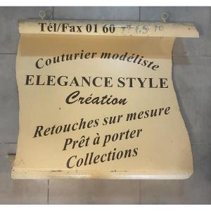 20th Century Metal Store Sign 