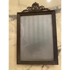 Photo Holder. Bronze Frame 19th Century Louis XV Style