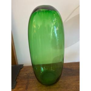 Large Green Vase Empoli 20th Century