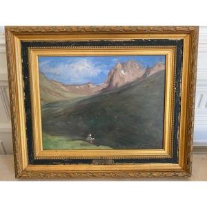 Gustave Colin, View Of The Pyrenees, 1896