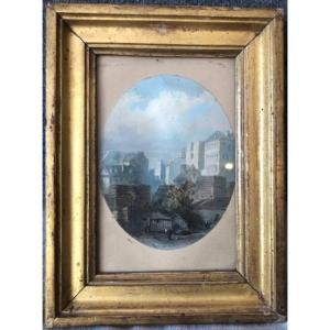 Eugène Ciceri (1813-1890) Watercolour Signed