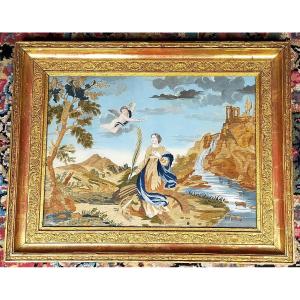 Sainte Marguerite Recevant La Palme De Martyre Cadre Empire Palmettes