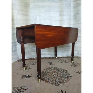 Solid Mahogany Shutter Table