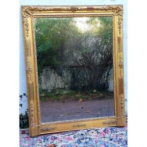 Mirror With Gold Leaf Louis Philippe Restoration Period