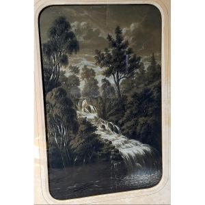 The Cascade Of Bouchot Vosges 1862 Signed