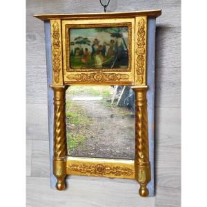 Petit Trumeau Empire Mirror Mercury 