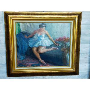 Marcel Cosson (1878-1956) The Ballerina In Her Dressing Room 
