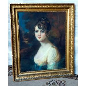 Pastel Empire Period The Young Woman In The Dress 