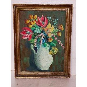 Still Life With Bouquet Of Flowers