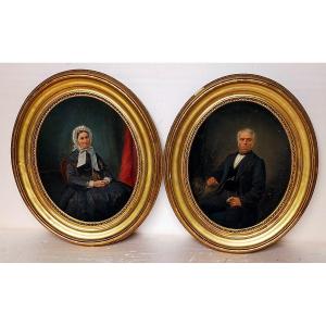 Pair Of 19th Century Portraits 