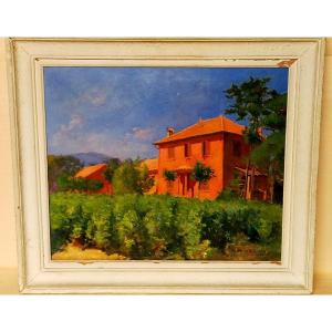 Landscape Painting Signature To Decipher Cacatini?