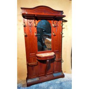 Louis XVI Style Coat Rack With Umbrella And Hat Holder