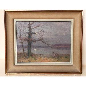 Paul Rue 1866-1954 Crozant School (maillaud Detroy Chateauroux Brenne)