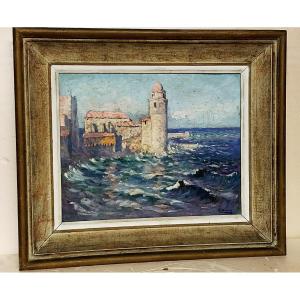 Adrien Hamon 1875-1963 Collioure La Tour