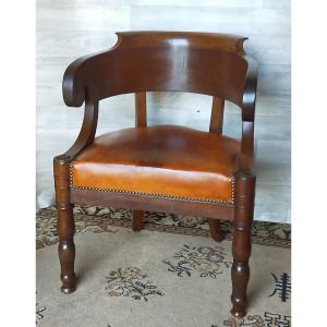 Mahogany Office Chair With Jacob Legs