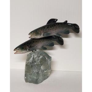 Trout In Gangloff Raymond Earthenware 